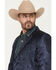 Image #2 - Rock & Roll Denim Men's Paisley Modern Fit Button-Down Sportcoat, Navy, hi-res