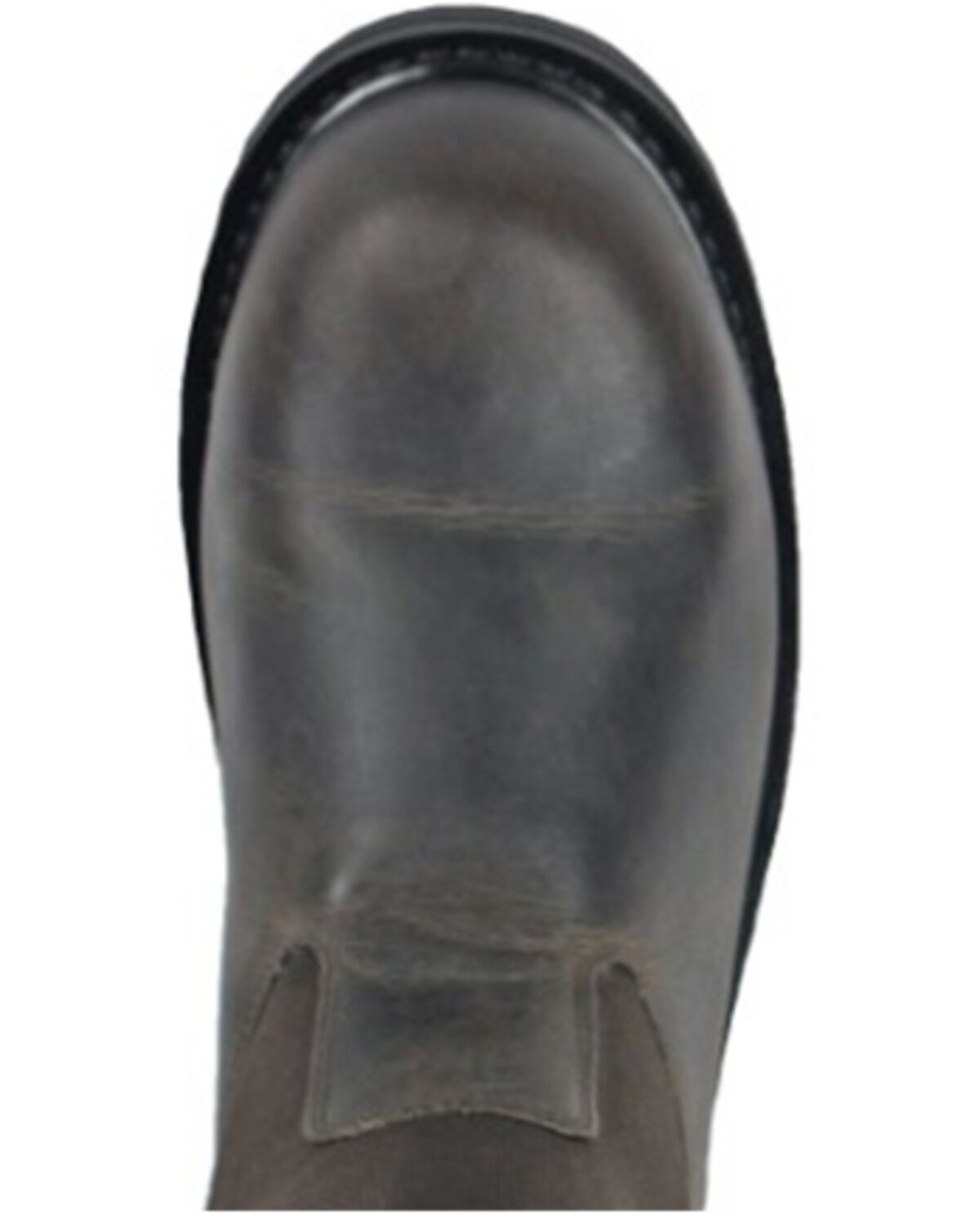 Image #6 - Hoss Men's Buck Wellington Work Boots - Composite Toe, Brown, hi-res