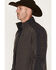 Image #2 - Cinch Men's Bonded Textured Softshell Jacket, Charcoal, hi-res
