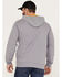 Brothers & Sons Men's French Terry Anorak 1/4 Zip Hooded Pullover, Dark Grey, hi-res