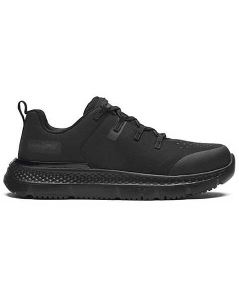 Image #2 - Timberland Men's Intercept Work Shoes - Steel Toe , Black, hi-res