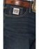Image #2 - Cinch Men's White Label Dark Wash Relaxed Straight Performance Stretch Denim Jeans, Indigo, hi-res