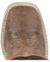 Image #6 - Smoky Mountain Girls' Rustic Rider Western Boots - Broad Square Toe, Brown, hi-res