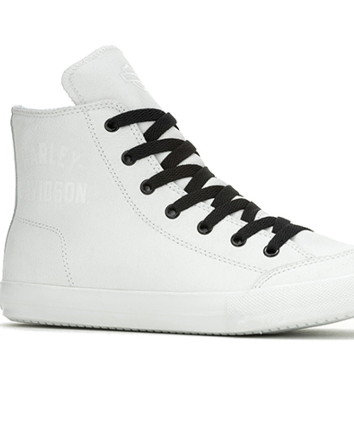 Harley Davidson Men's Nathan Motorcycle Sneakers, White, hi-res