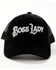 Image #1 - Idyllwind Women's Boss Lady Velvet Mesh Back Ball Cap, Black, hi-res