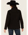 Image #4 - Shyanne Women's Solid Softshell Lined Zip-Up Jacket, Black, hi-res