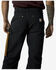 Image #2 - Carhartt Men's Iconic B01 Firm Duck Double-Front Dungaree Work Pants, Black, hi-res