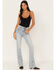 Image #1 - Idyllwind Women's Darbi High Risin Western Stitched Flare Jeans, Light Wash, hi-res