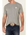 Image #3 - Cinch Men's Grey Flag Logo Graphic Short Sleeve T-Shirt, Grey, hi-res