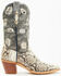 Image #2 - Dan Post Women's Exotic Python Western Boots - Snip Toe, Ivory, hi-res