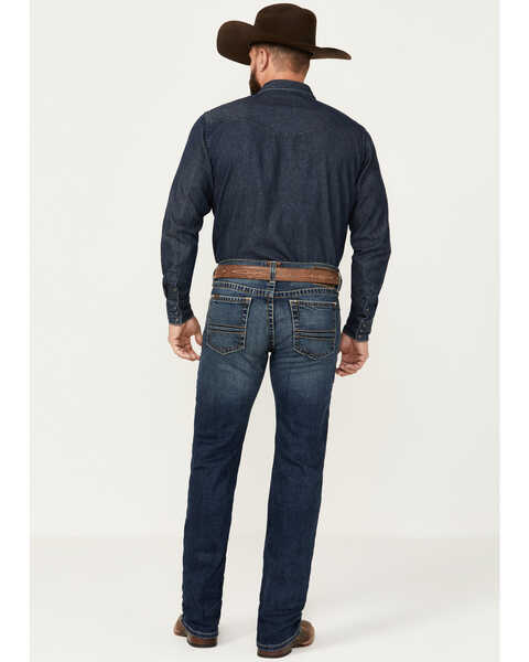 Image #3 - Ariat Men's M7 Travis Torrington Dark Wash Slim Straight Stretch Jeans , Medium Wash, hi-res