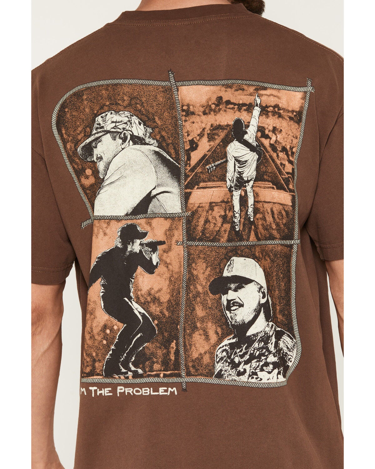 Image #4 - Morgan Wallen Men's Short Sleeve Graphic T-Shirt, Brown, hi-res