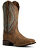 Image #1 - Ariat Women's Primetime Tack Western Boots - Broad Square Toe, Brown, hi-res