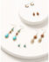 Image #1 - Shyanne Women's Golden Skyland Multi Stone Earring Set - 5 Piece, Gold, hi-res