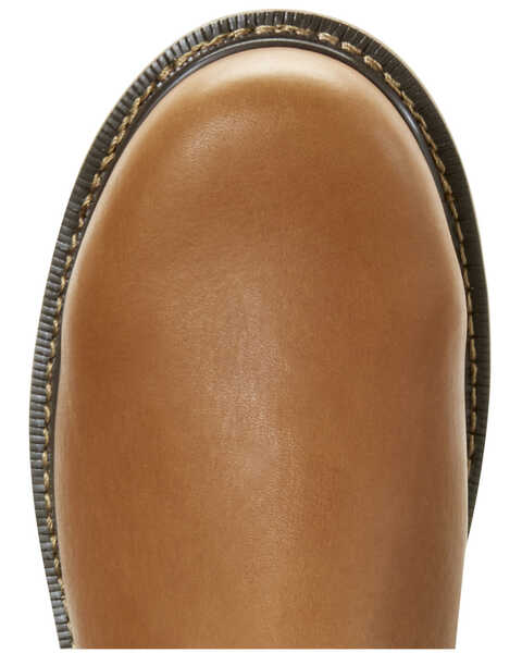 Image #4 - Ariat Men's Rebar Wedge Full-Grain Leather Work Boots - Composite Toe, Tan, hi-res
