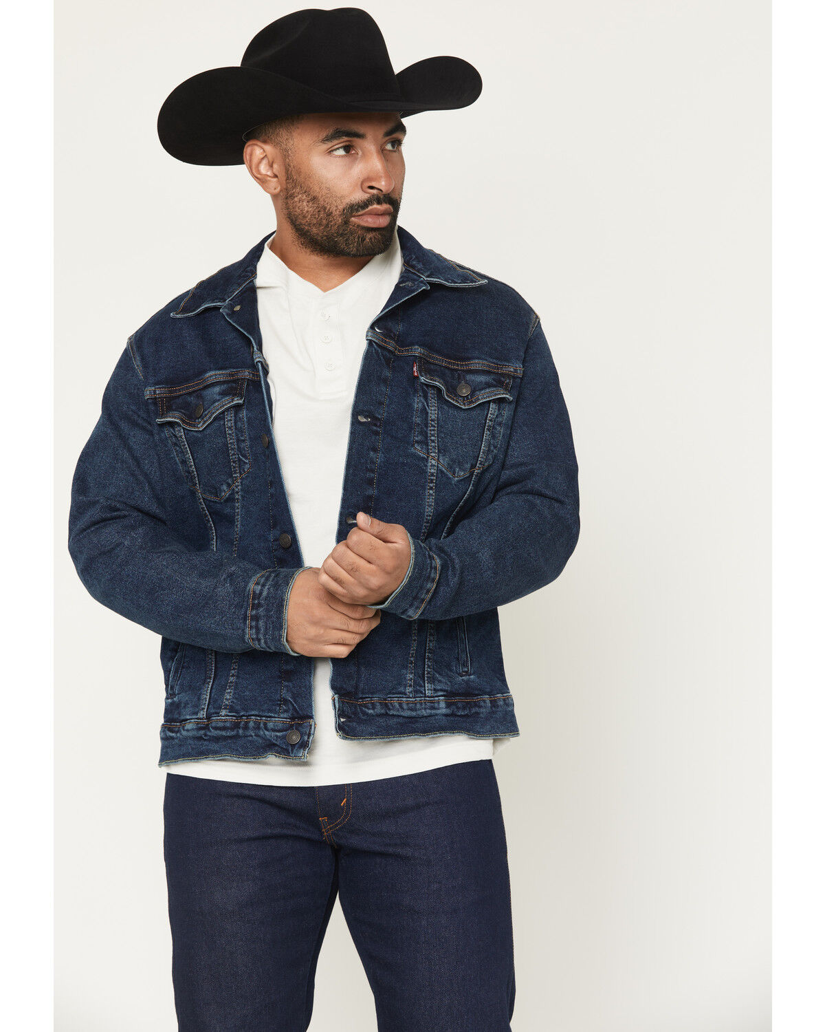 Image #1 - Levi's Men's Trucker 2.0 Button-Down Denim Jacket, Blue, hi-res