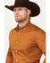Image #2 - Cody James Men's Basic Twill Long Sleeve Button-Down Performance Western Shirt, Bronze, hi-res
