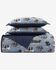 Image #2 - HiEnd Accents Settler Reversible King Size Quilt Set - 3 Piece, Blue, hi-res