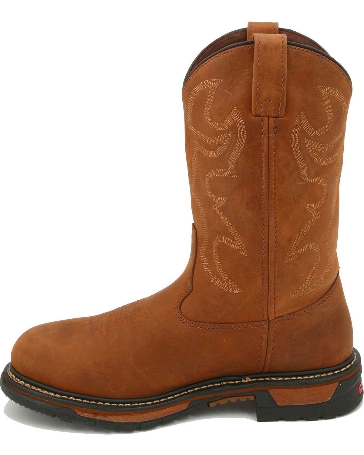 Image #3 - Rocky Men's Branson Waterproof Work Boots - Soft Toe, Distressed, hi-res