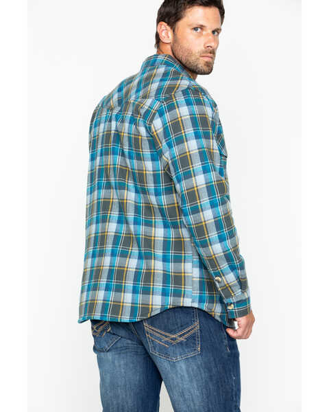 Image #2 - Cody James Men's Buckhorn Bonded Flannel Long Sleeve Western Shirt Jacket , , hi-res