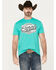 Image #1 - Cinch Men's Logo Short Sleeve Graphic T-Shirt, Bright Green, hi-res