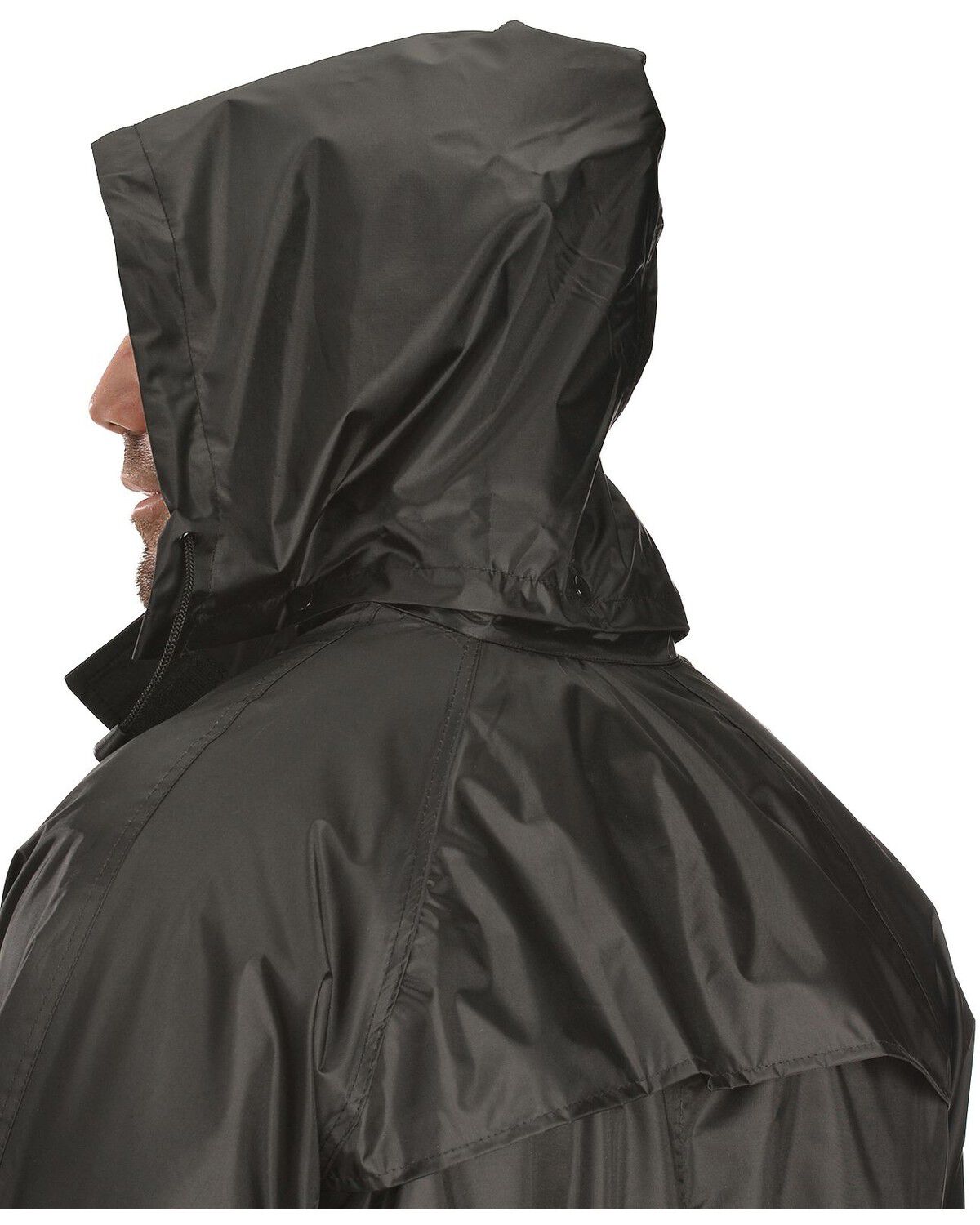 Image #5 - Double S Adult Saddle Slicker, Black, hi-res