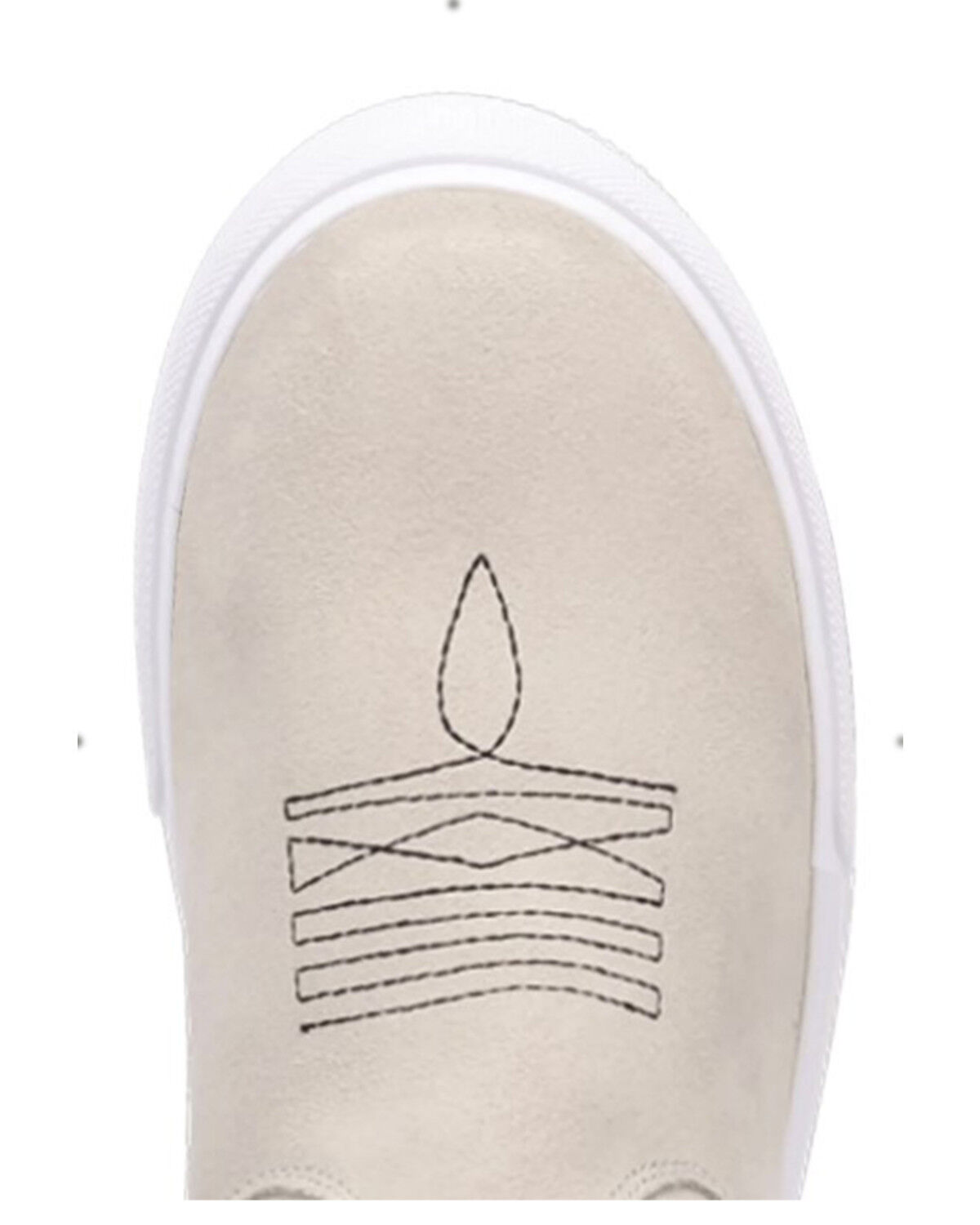 Image #6 - Dingo Women's Ollie Suede Casual Boots - Round Toe, White, hi-res
