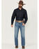 Image #1 - Ariat Men's M2 Prince Arcadia Medium Wash Relaxed Bootcut Stretch Denim Jeans - Big, Medium Wash, hi-res