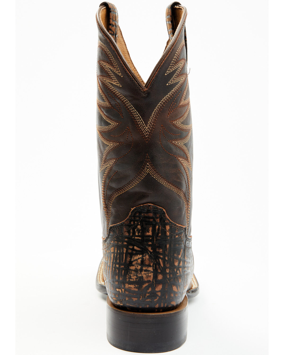 Image #5 - Cody James Men's McBride Western Boots - Broad Square Toe, Cognac, hi-res
