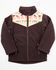 Image #1 - Shyanne Toddler Girls' Southwestern Print Softshell Jacket, Chocolate, hi-res
