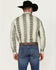 Image #4 - Wrangler Men's Checotah Long Sleeve Pearl Snap Western Shirt - Big, Tan, hi-res