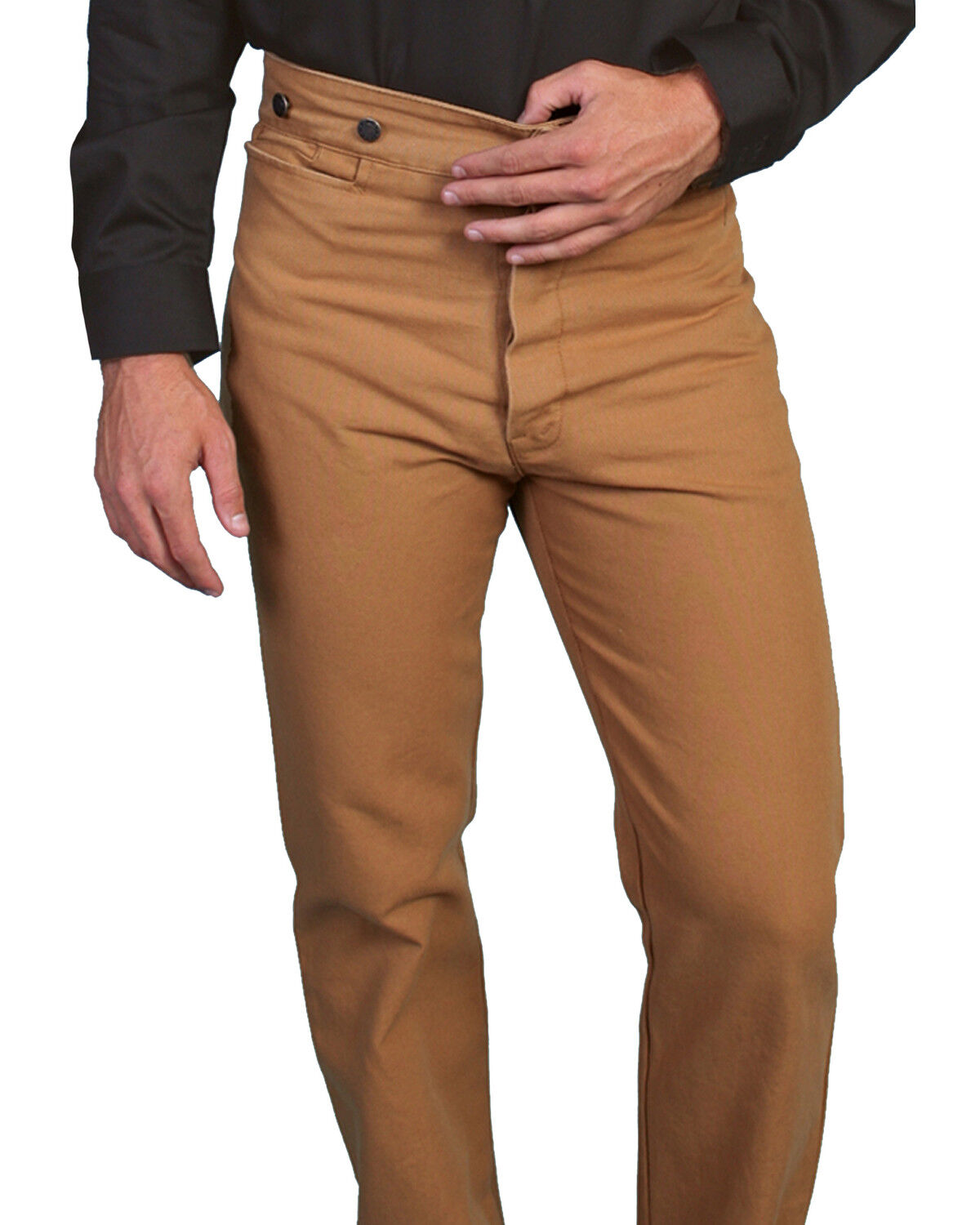Image #1 - Wahmaker by Scully Canvas Pants, Brown, hi-res