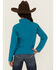 Image #4 - Ariat Girls' Lined Softshell Jacket, Blue, hi-res