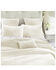 Image #1 - HiEnd Accents Vintage White Stonewashed Cotton & Velvet 3-Piece King Quilt Set, Off White, hi-res