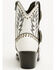 Image #5 - Liberty Black Women's Shirley Concho Western Booties - Snip Toe, White, hi-res