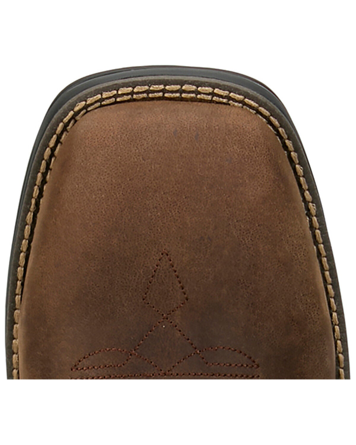 Image #6 - Justin Men's Warhawk Slickline 11" Waterproof Pull-On Work Boots - Soft Toe, Brown, hi-res