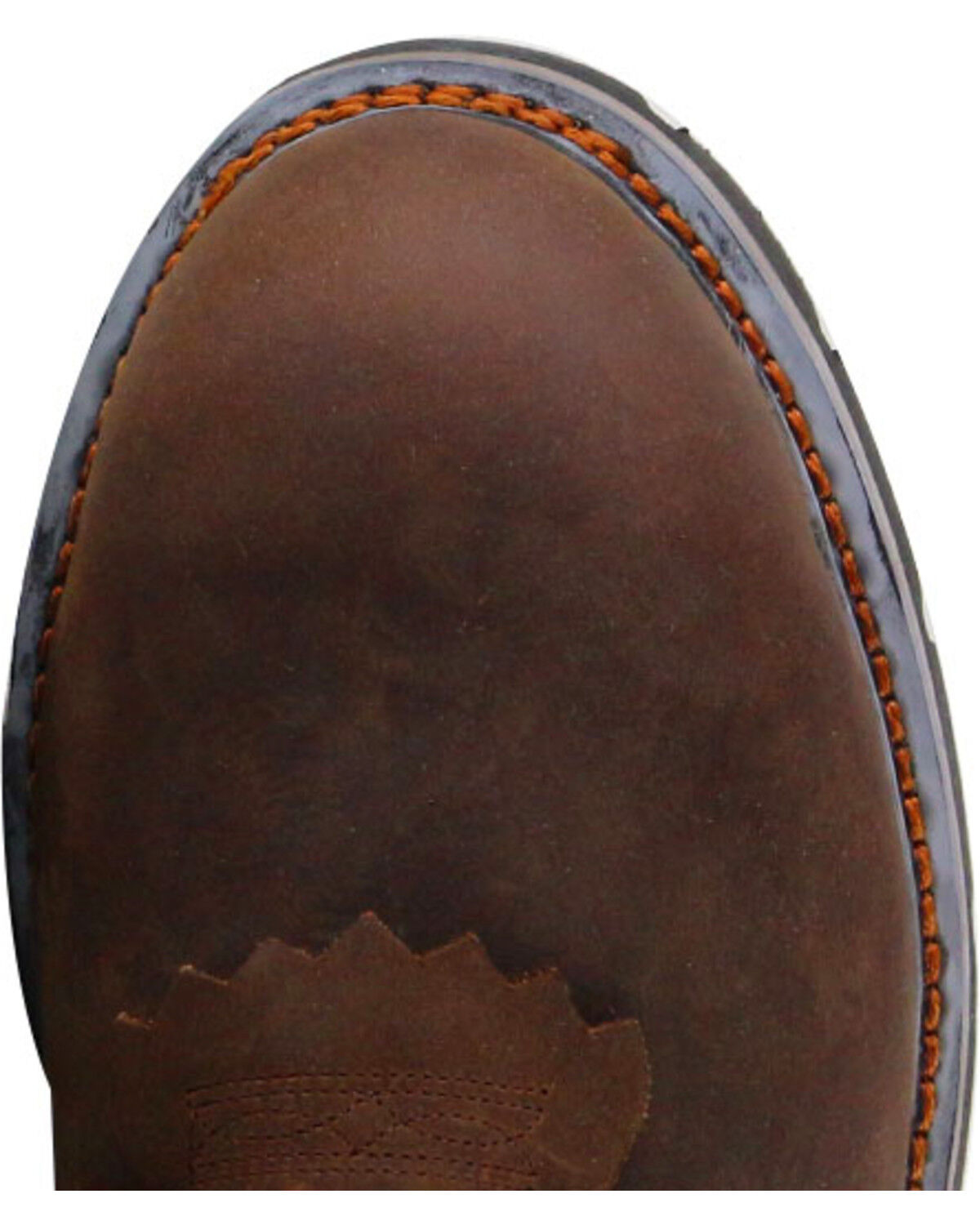 Image #6 - Cody James Men's 8" Mustang Lace-Up Kiltie Waterproof Work Boots - Composite Toe, Brown, hi-res