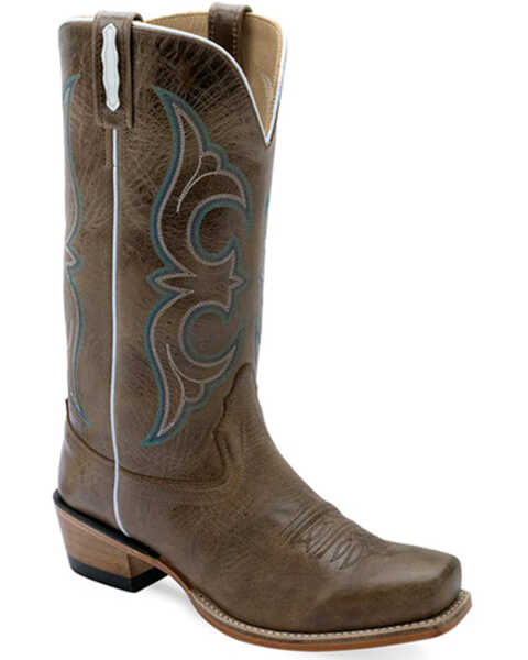 Image #1 - Old West Women's Western Boots - Square Toe , Brown, hi-res
