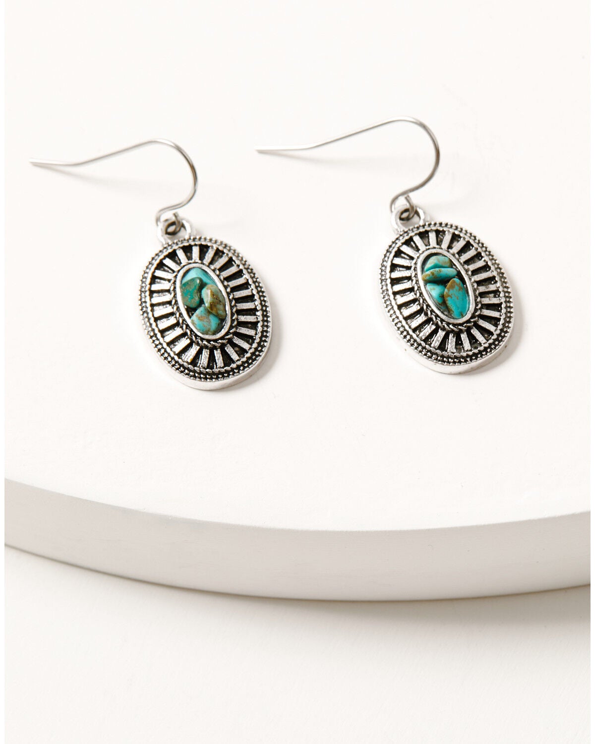Image #2 - Shyanne Women's Heart And Cross Earring Set - 5 Piece, Silver, hi-res