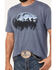 Image #3 - Brothers and Sons Men's Bison Short Sleeve Graphic T-Shirt, Blue, hi-res