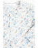 Image #2 - Angel Dear Infant Girls' Floral Quilted Jacket, Ivory, hi-res