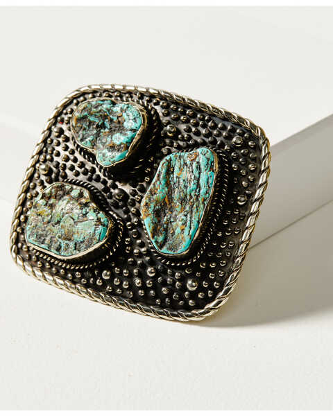 Image #3 - Paige Wallace Women's Turquoise Three Stone Buckle, Turquoise, hi-res