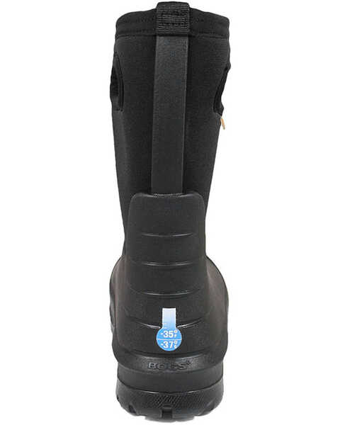 Image #3 - Bogs Boys' Neo Classsic Black Outdoor Boots - Round Toe, Black, hi-res