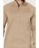 Image #3 - Brothers and Sons Men's Uinta Quilted Pullover, Taupe, hi-res