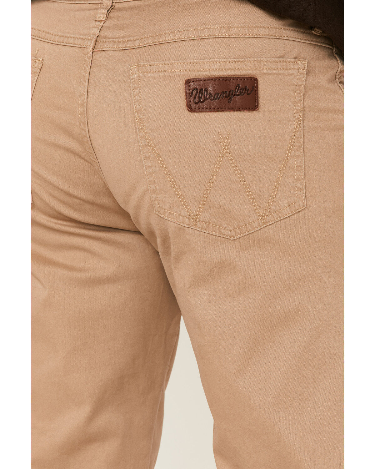 Image #5 - Wrangler Retro Men's Slim Stretch Straight Jeans, Light Brown, hi-res