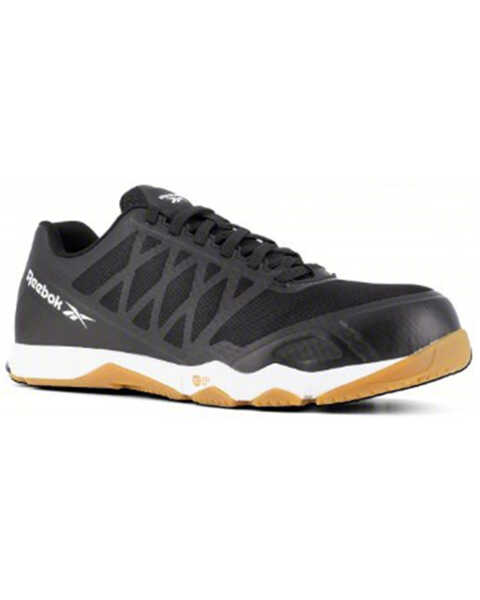 Image #1 - Reebok Men's Speed TR Lace-Up Work Sneaker - Composite Toe, Black, hi-res