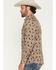 Image #2 - Moonshine Spirit&reg; Men's Pappy Paisley Corduroy Long Sleeve Snap Western Shirt, Tan, hi-res