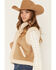 Image #2 - Revel Women's Faux Fur Reversible Vest, Tan, hi-res