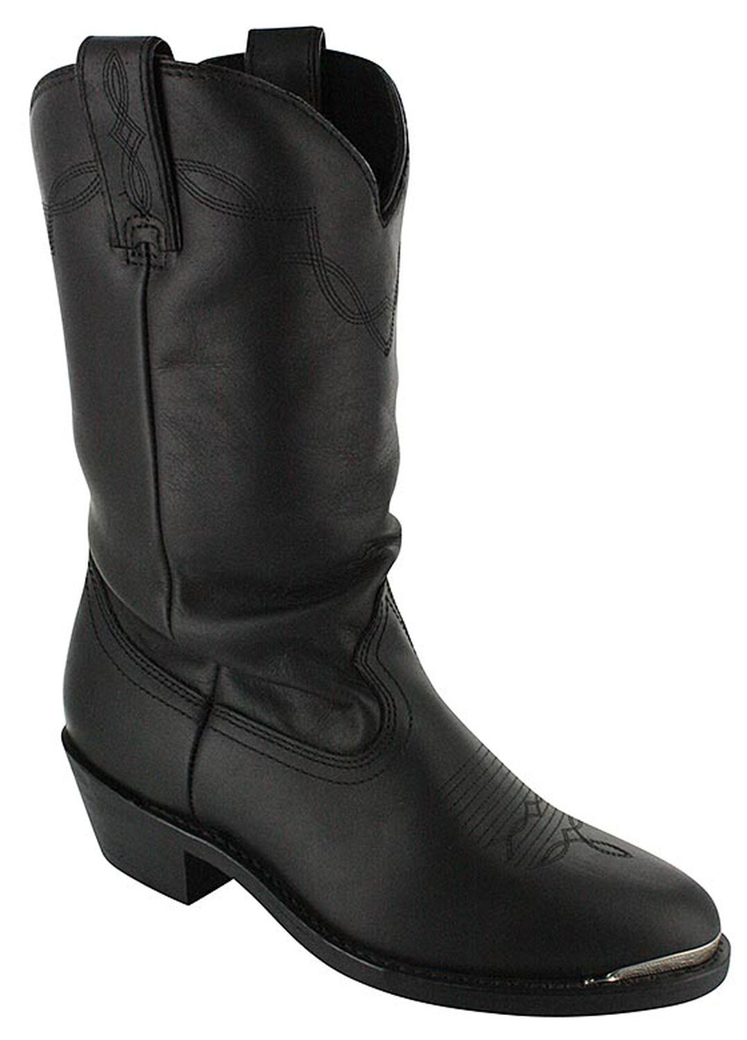 Image #1 - Shyanne Women's Patsy Slouch Western Boots - Round Toe, Black, hi-res