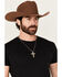 Image #1 - Cody James Men's Hammered Double Cross Necklace, Silver, hi-res
